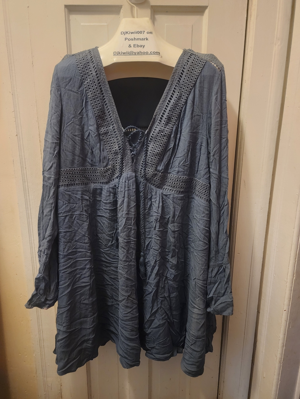 3x [torrid] Slate Blue Boho Dress